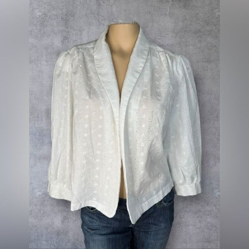 Vintage Chez California Eyelet Top